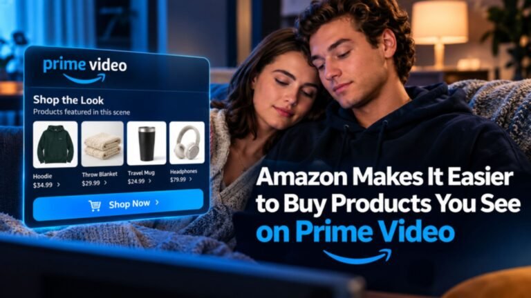 Amazon makes it easier to buy products seen on Prime Video