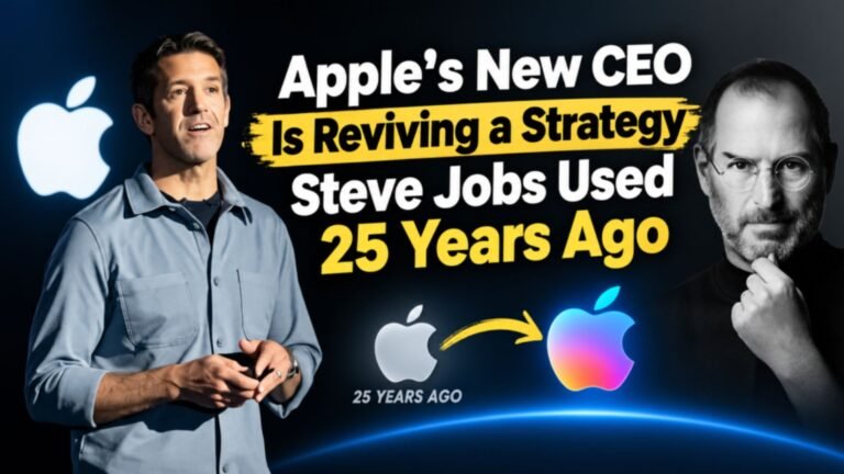 Apple CEO John Ternus and Steve Jobs strategy