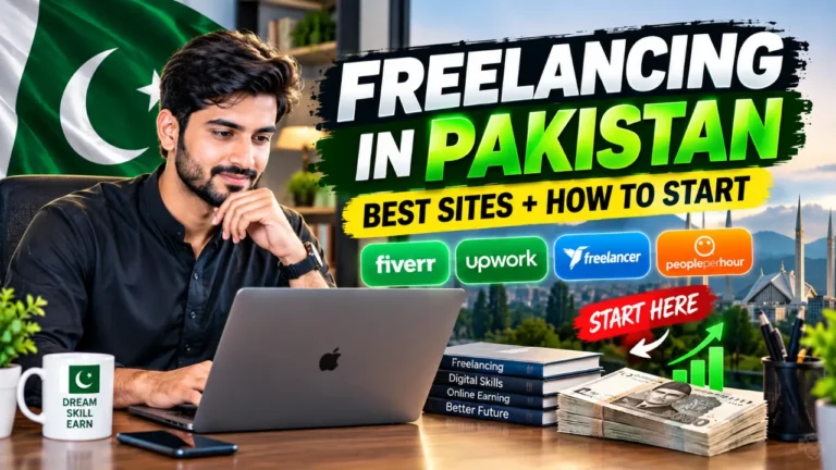 Pakistani freelancer earning money online through digital services
