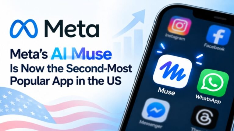Meta AI Muse becomes the second-most popular app in the US