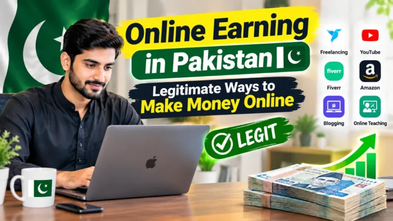 Online earning in Pakistan through freelancing and remote work