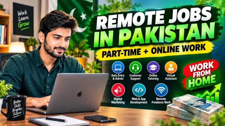 Remote jobs in Pakistan for people working from home